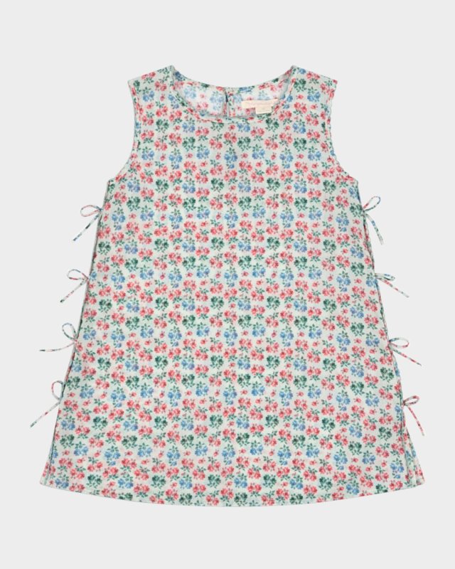 Girl's Voila Floral-Print A-Line Dress, Size 18M-10